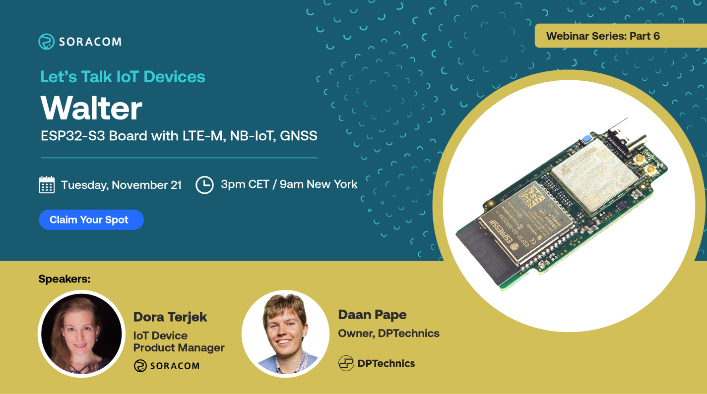 Let’s Talk IoT Devices: Walter (ESP32-S3 with NB-IoT/LTE-M/GNSS) – More info
